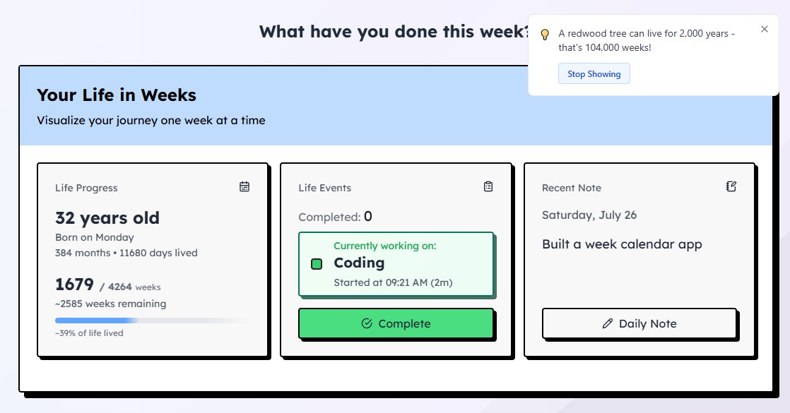 Jyrnl Weeks